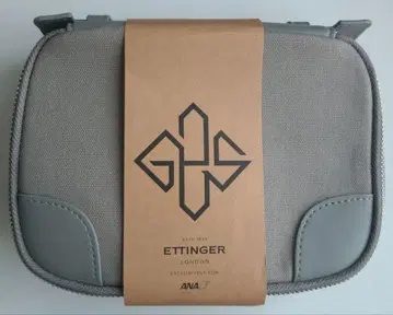 ETTINGER 트래블 파우치 그레이 ANA 오리지널