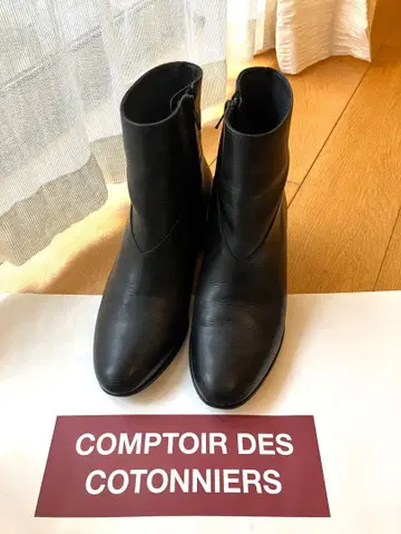 COMPTOIR DES COTONNIERS 블랙 앵클부츠