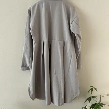 여성용 M 플레어 실루엣 코트 겉옷 베이지