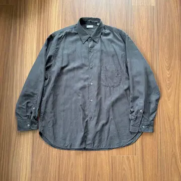 [ 새상품급 ] steven alan 다크 브라운 버튼 셔츠 M
