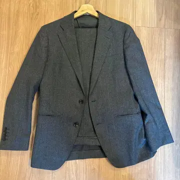 카노니코 라이트 그레이 울 비즈니스 정장