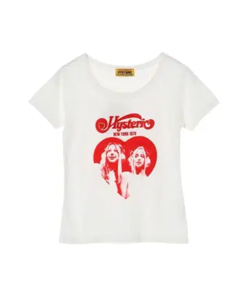 HYSTERIC HEART 치비 T셔츠 화이트