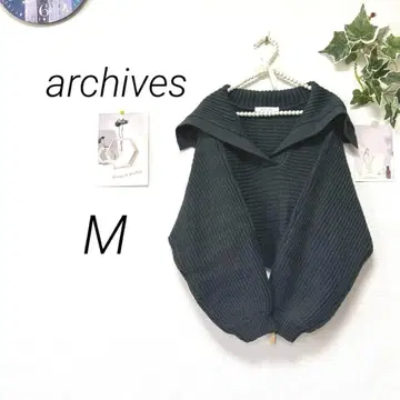 10159-1 아카이브 archives 빅 칼라 니트 M 숏 기장