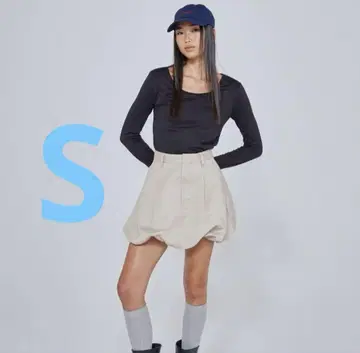 Sea Room Lynn 베이지 벌룬 실루엣 S