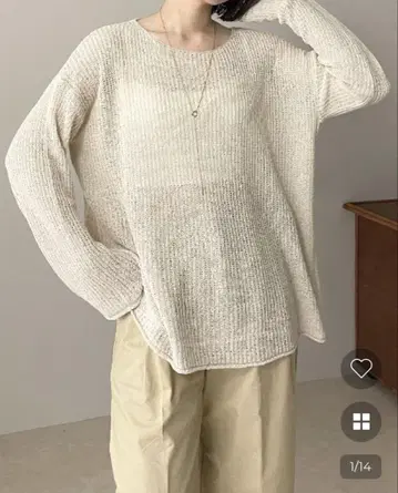 시스루 니트 nugu