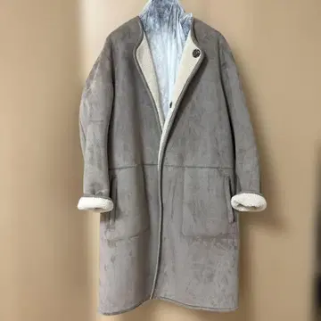 LE GLAZK 리버서블 코트
