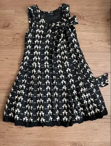 제인 마플 골든 구스 자카드 미니 드레스