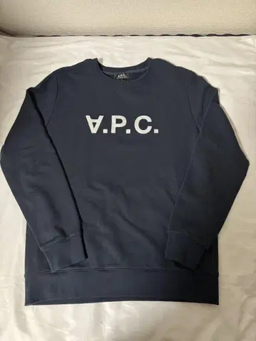 A.P.C. / [ V.P.C. ] 크루넥 맨투맨 네이비 사이즈 M