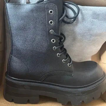 boozd 키높이 부츠 블랙 6.5cm 힐