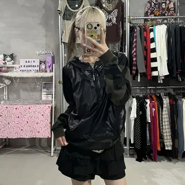 G-STAR 카모플라주 암슬리브 집업 후드티 짧은 기장 광택