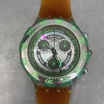 빈티지 레트로 90년대 Swatch TWILIVE 손목시계