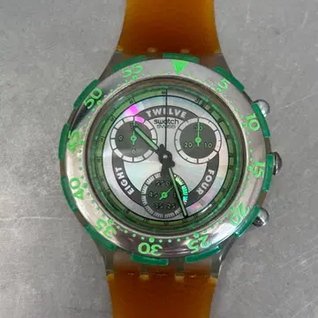 빈티지 레트로 90년대 Swatch TWILIVE 손목시계