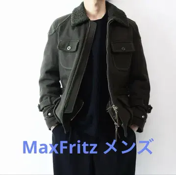 MAX FRITZ 멜톤 보아 라이더스 커버올 자켓 남성용