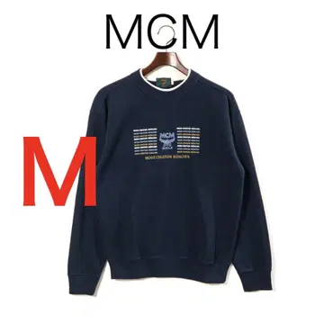 H3124-106 MCM 에엠 로고 맨투맨 트레이닝복