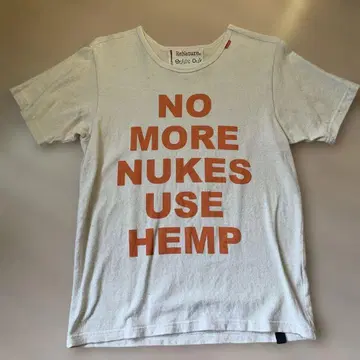 ReNature NO MORE NUKES USE HEMP 셔츠