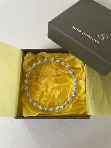 mina perhonen 미나 페르호넨 탬버린 브로치 실버