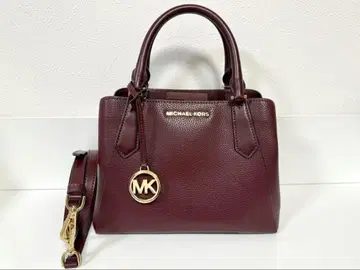 MICHAEL KORS 버건디 핸드백
