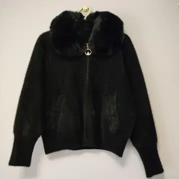 카라 부착 퍼 블루종