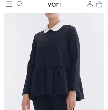 Yori 라운드 컬러 드레스 블라우스 38