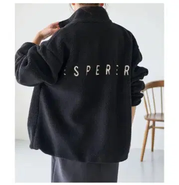 Spick and Span 백 로고 보아 블루종 36 블랙