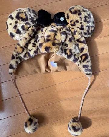 디즈니 팬캡 레오파드 무늬 구형