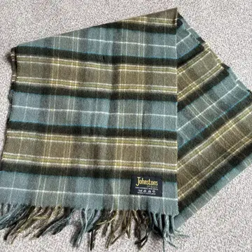 Johnstons 체크 무늬 머플러