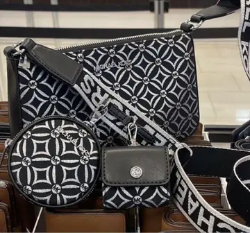 MICHAEL KORS 숄더백 블랙/화이트