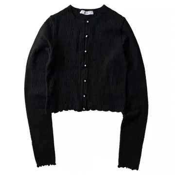 PHEENY Cotton shirring cardigan