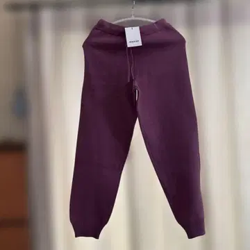 마차트 퍼플 조거 팬츠 허리밴딩