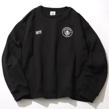 새상품 Manchester City 맨체스터 시티 맨투맨 블랙 XL