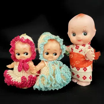 당시 물건! 큐피 인형 3개 SET 묶음 판매
