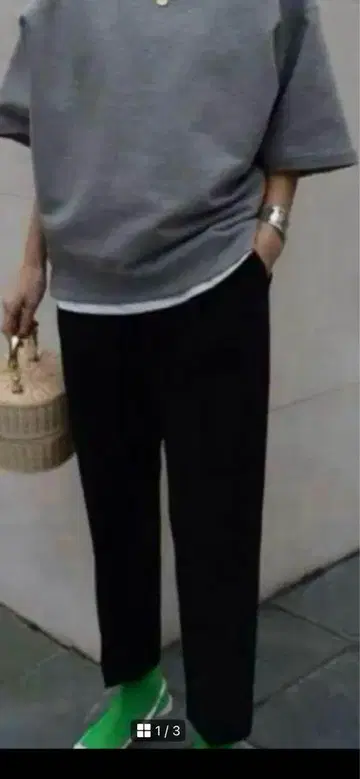 MACHATT 팬츠 블랙 S 사이즈