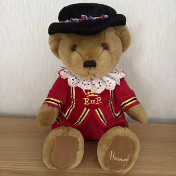 Harrods 봉제 인형 빨간색 의상