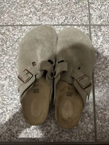 버켄스탁 보스턴 토프 스웨이드 가죽