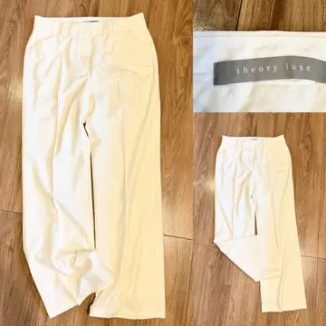 theory luxe 띠어리 럭스 울 스트레치 와이드 팬츠 42