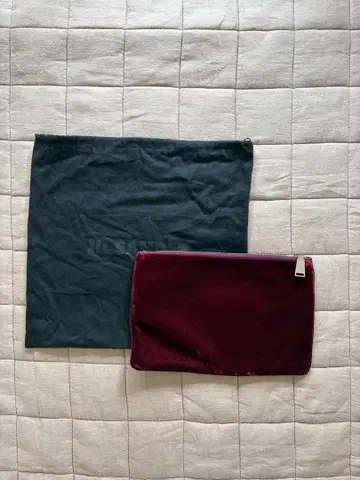 질 샌더 JILSANDER 버건디 클러치백 더스트백 포함