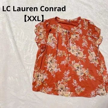 Lauren Conrad [ XXL ] 꽃무늬 프릴 소매 블라우스