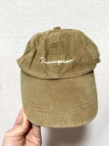 Champion 코듀로이 캡 카키