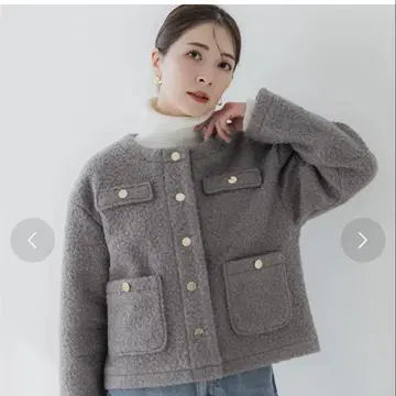 COCA 보아 골드 버튼 자켓