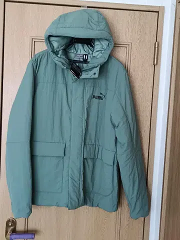 PUMA 다운 자켓 민트 그린