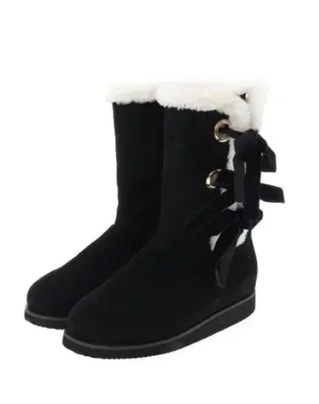 새상품급 LIZ LISA 벨로아 리본 무스탕