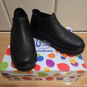 칼리시모알테 모드 소프트 소가죽 사이드 고어 부티 22.5cm 새상품급