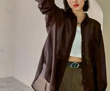LEPSIM 시어 긴팔 셔츠