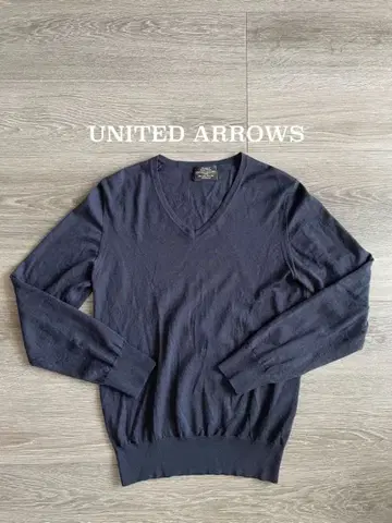 유나이티드 애로우즈 UNITED ARROWS 니트 네이비 S 사이즈