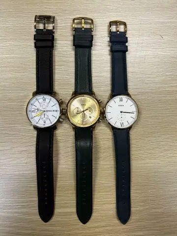 FOSSIL 남성용 손목시계 3개 세트