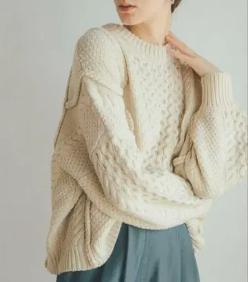 CLANE *3D cable knit*
