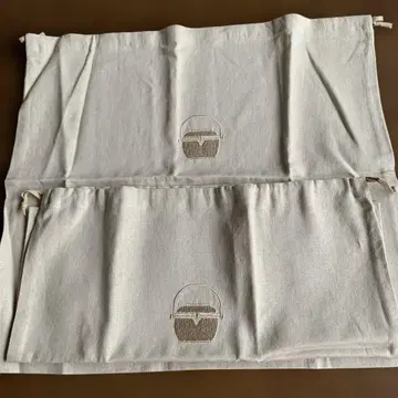 난타켓 바스켓 자수 크림색 복조리