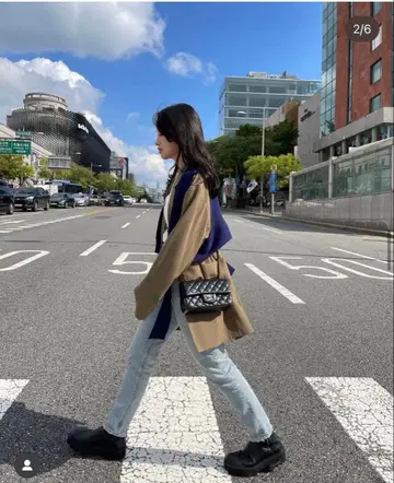 UN3D. 니트 도킹 자켓 36 나구모 후우카 착용
