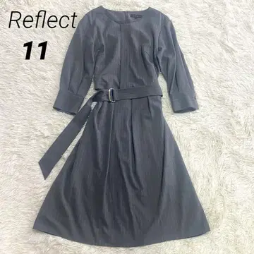 Reflect 벨트 포함 원피스 스트라이프 세탁 가능 11호