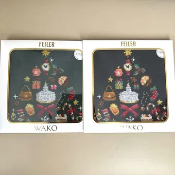 새상품 페이러 와코 wako 손수건 WAKO TREE 2장 세트